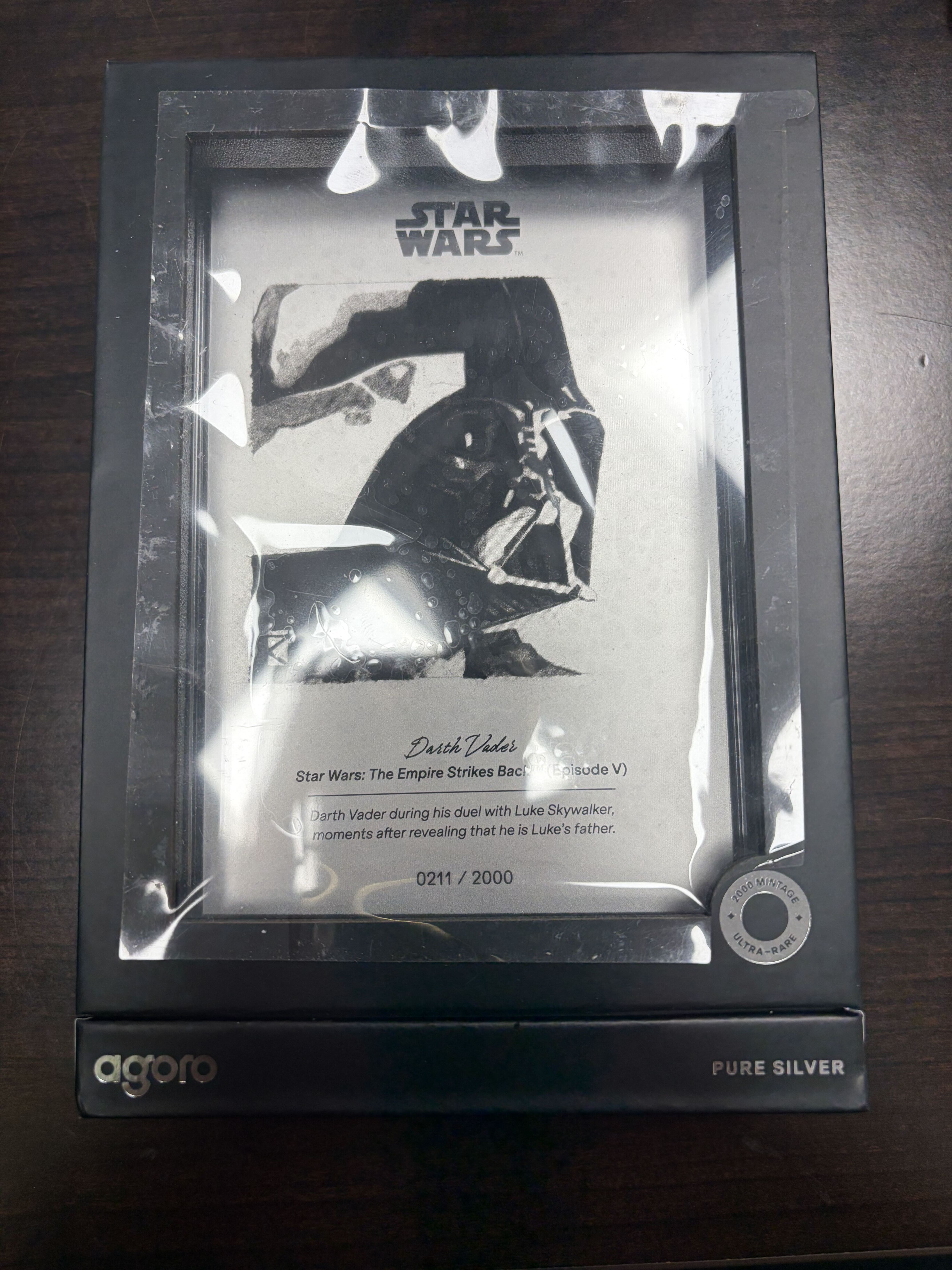 Darth Vader 5 Gram Silver Ultra Rare