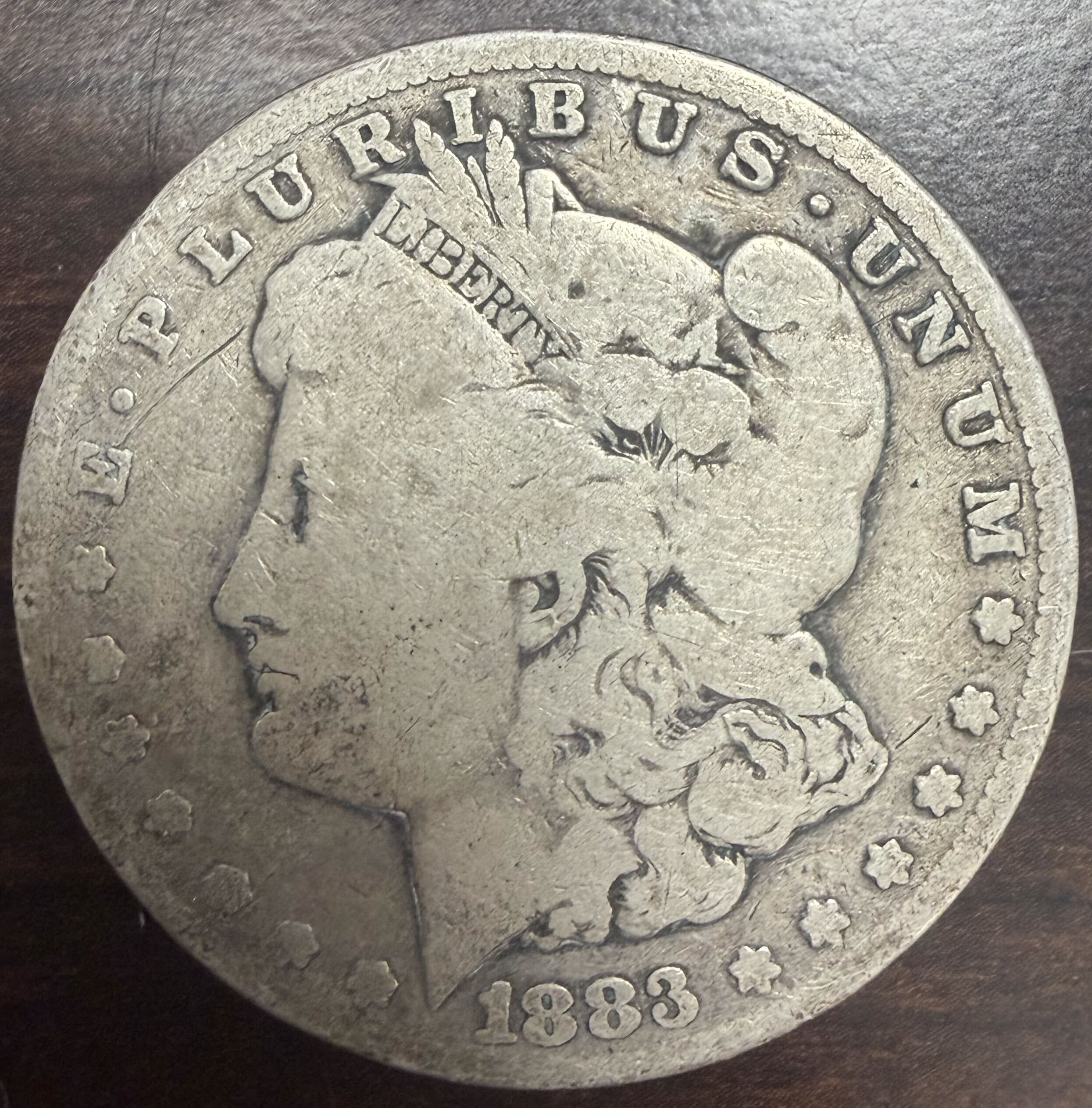 1883-CC Morgan Silver Dollar $1 Carson City 90% Silver Circulated Coin