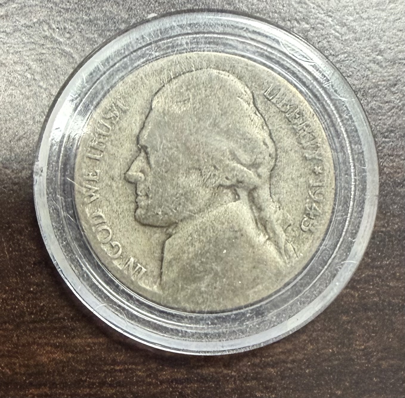 1943-P Jefferson War Nickel 35% Silver WWII Philadelphia Mint Circulated