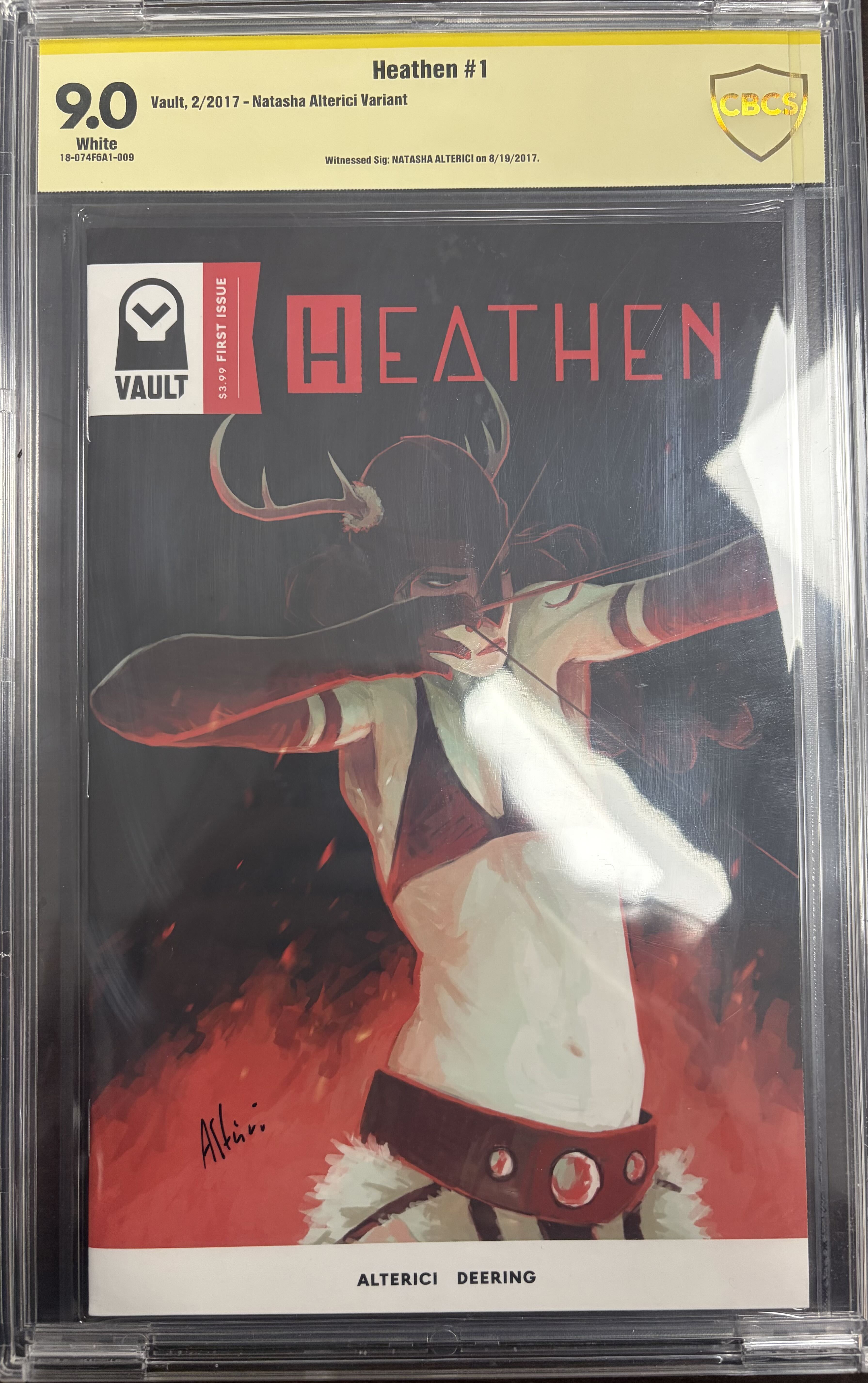 Graded & Signed Comic: Heaten #1 Natasha Alberici Variant Signed by Natasha Alterici CBCS 9.0