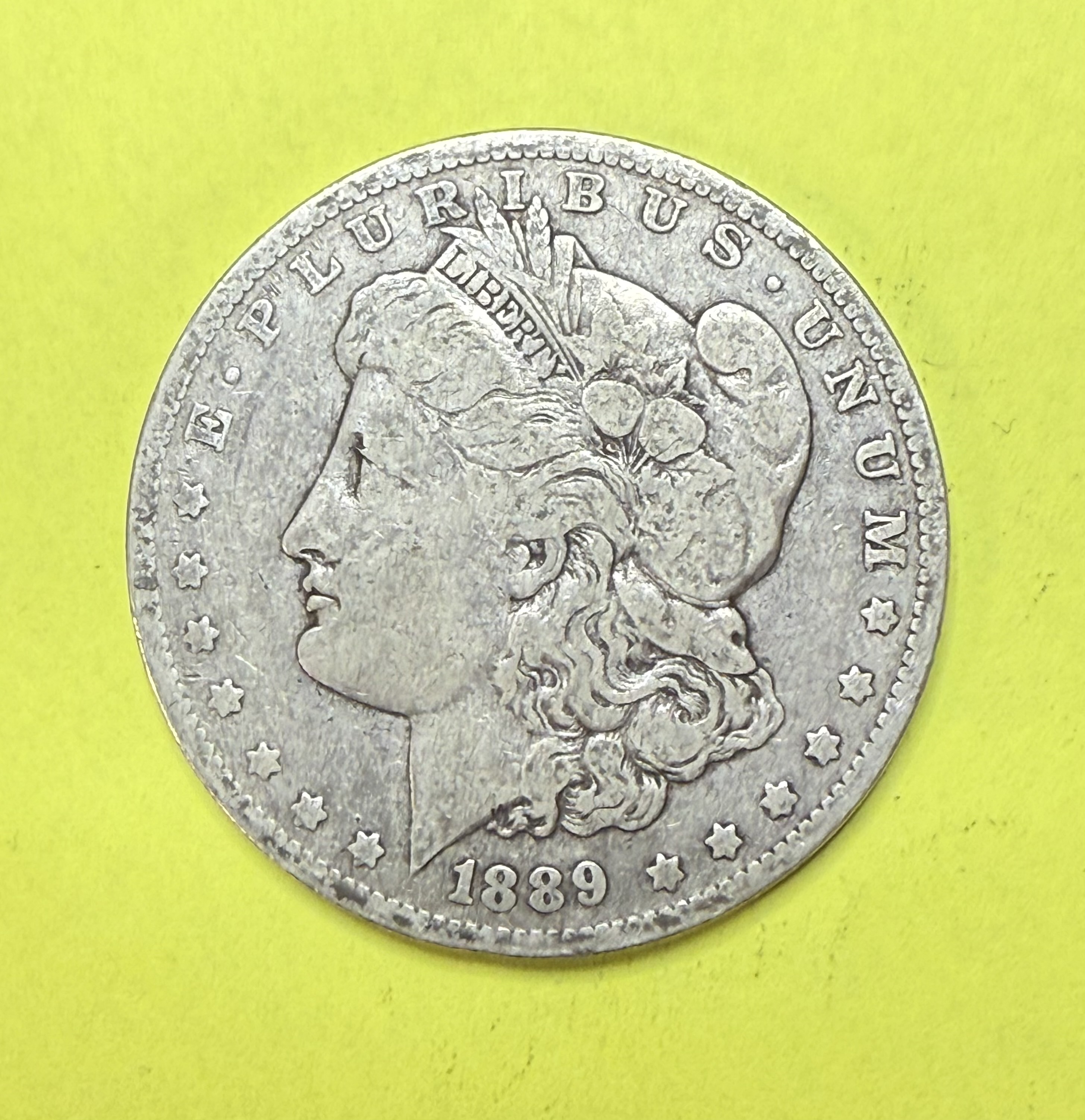 1889 O Morgan Silver Dollar Fine Condition