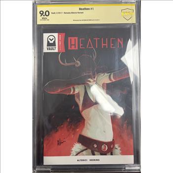 Graded & Signed Comic: Heaten #1 Natasha Alberici Variant Signed by Natasha Alterici CBCS 9.0