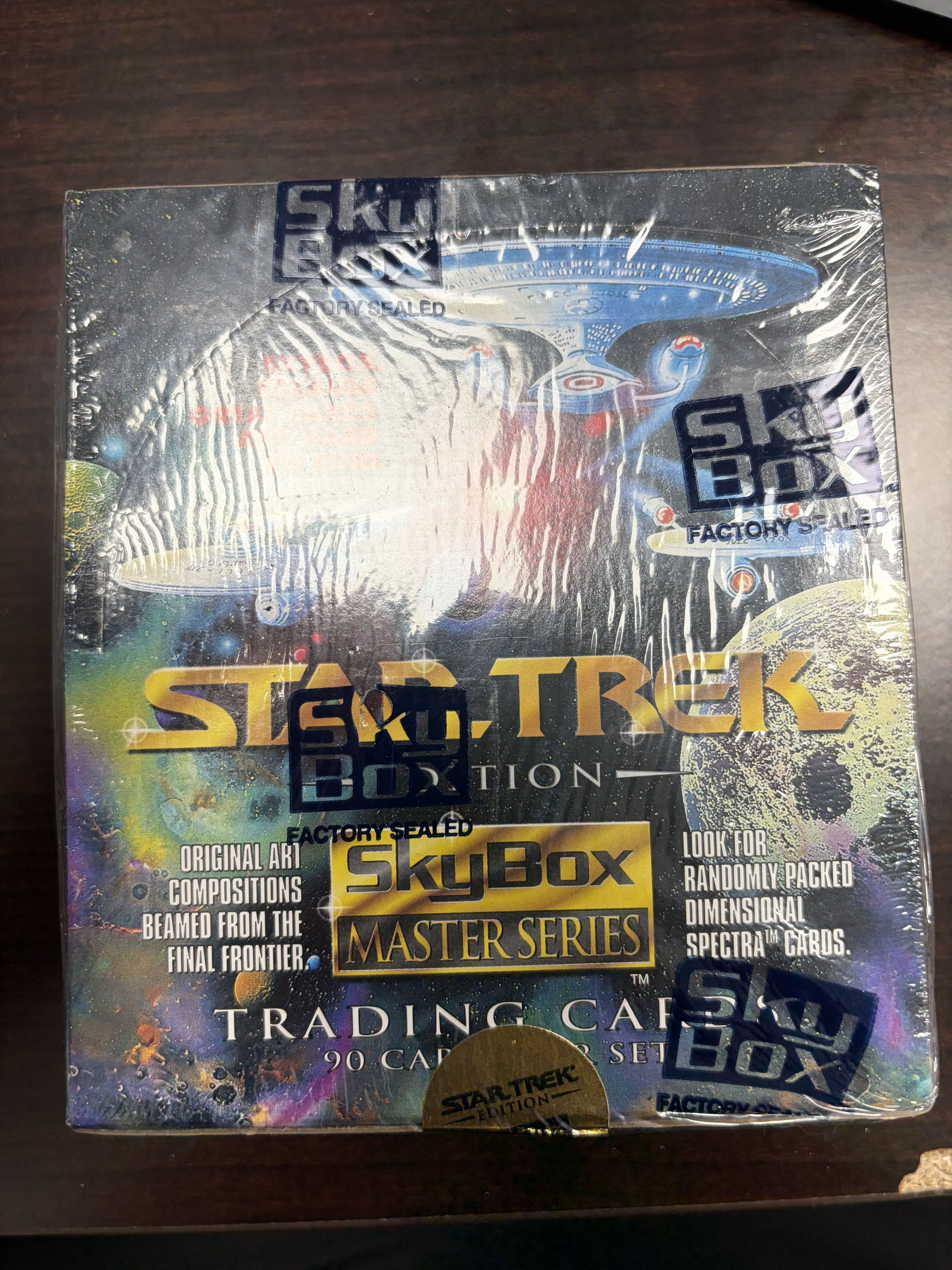 1993 SkyBox Star Trek Master Series Factory Sealed Box 36 Packs Vintage