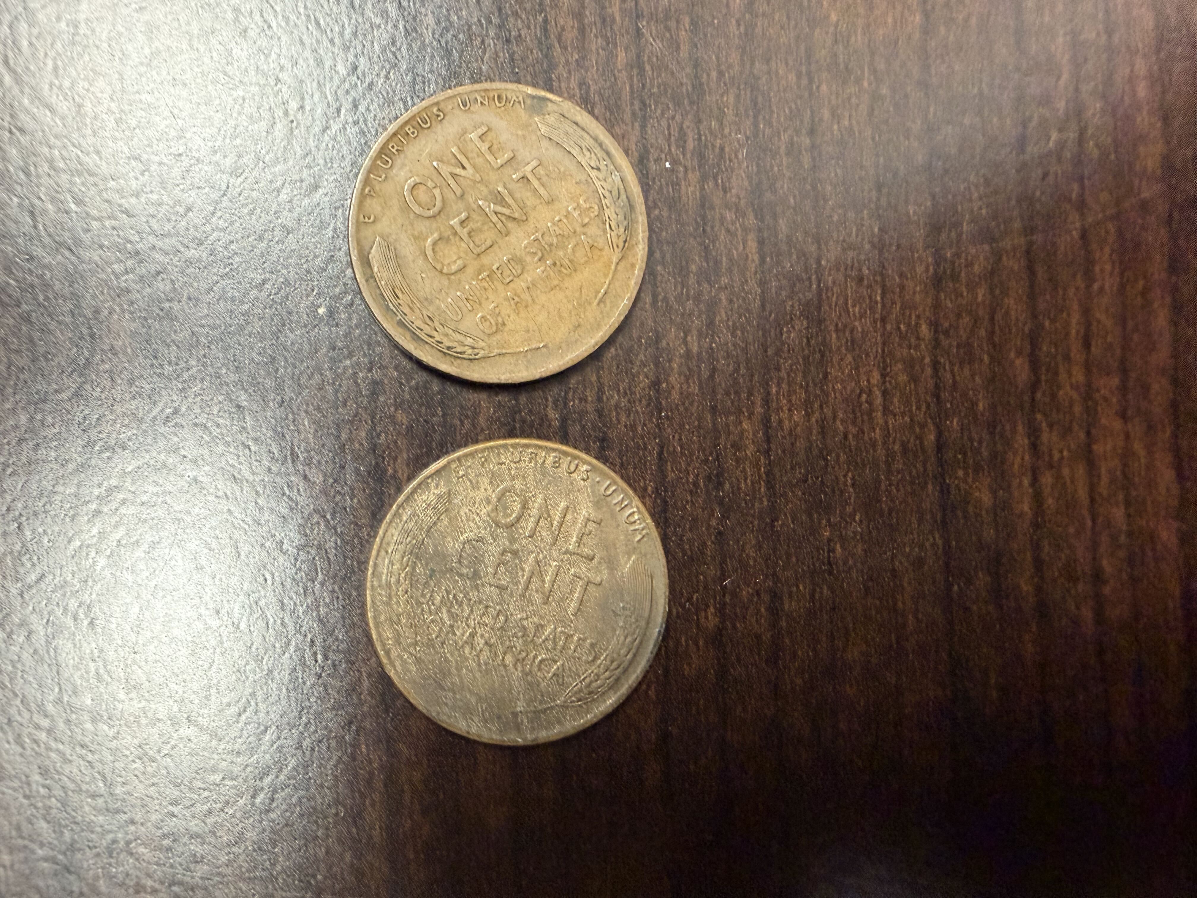 Lot of 2 1932-D Lincoln Wheat Cents Denver Mint Better Date Pennies Circulated
