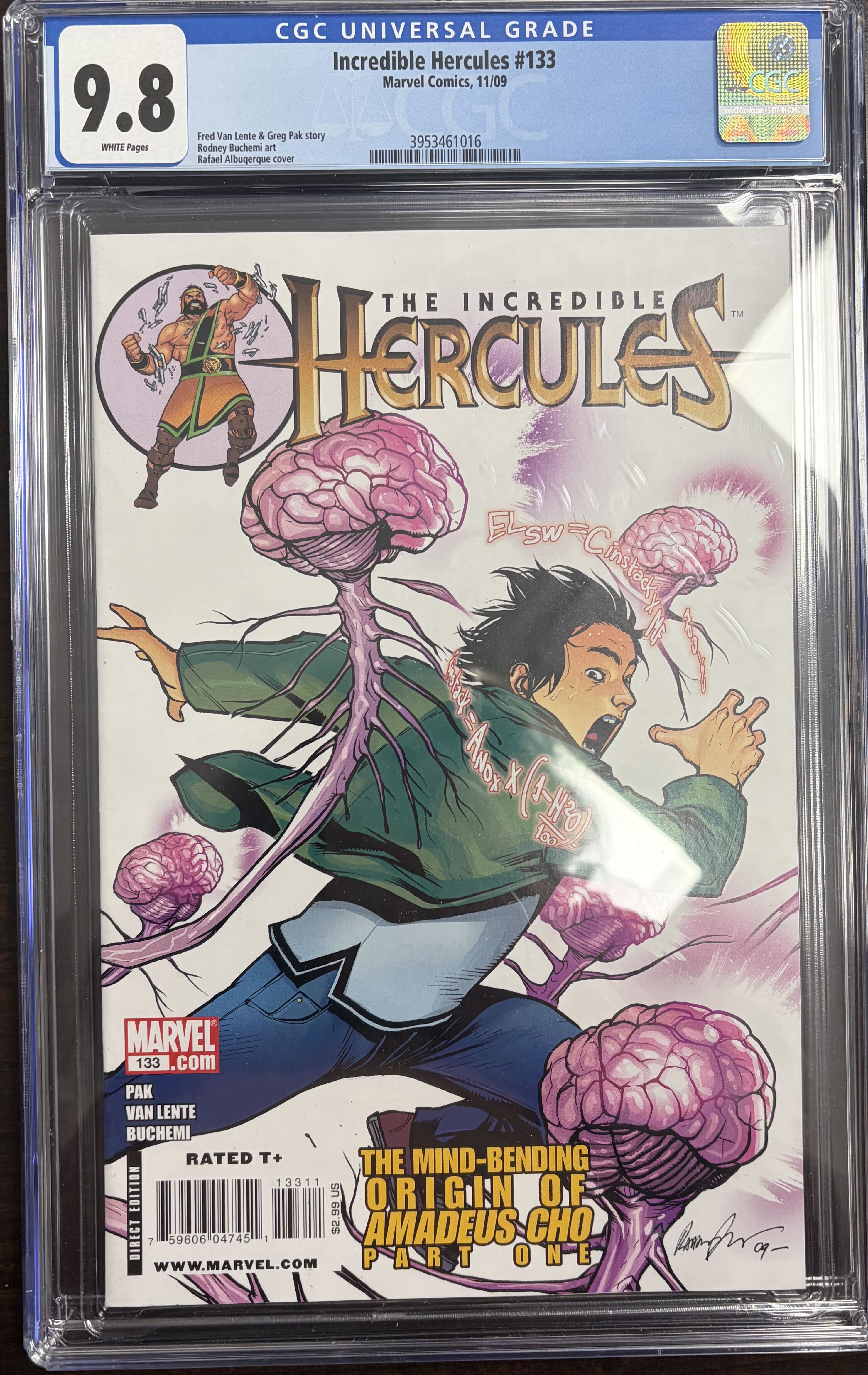  High Grade Graded Comic: Marvel Comics Incredible Hercules #133 CGC 9.8