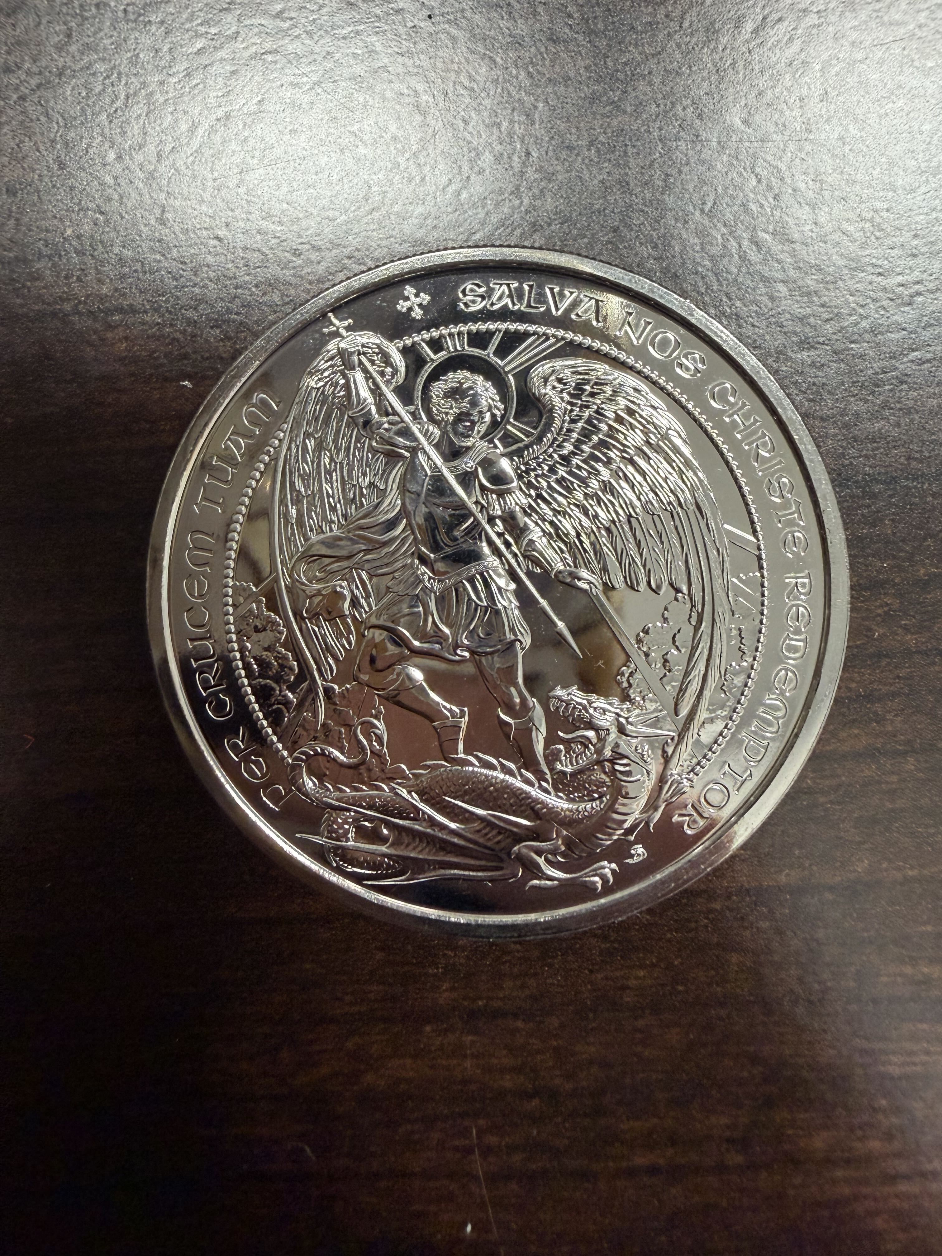 2026 UK £5 The Angel St Michael Slaying Dragon Charles III Royal Mint Coin