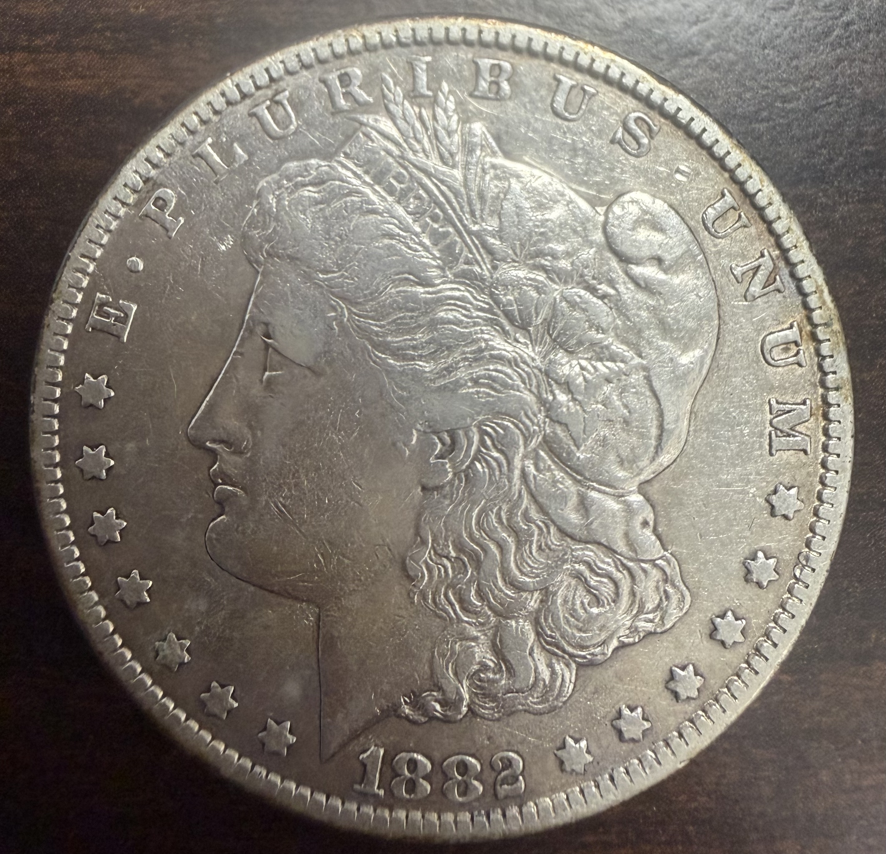 1882-CC Morgan Silver Dollar $1 Carson City 90% Silver Circulated