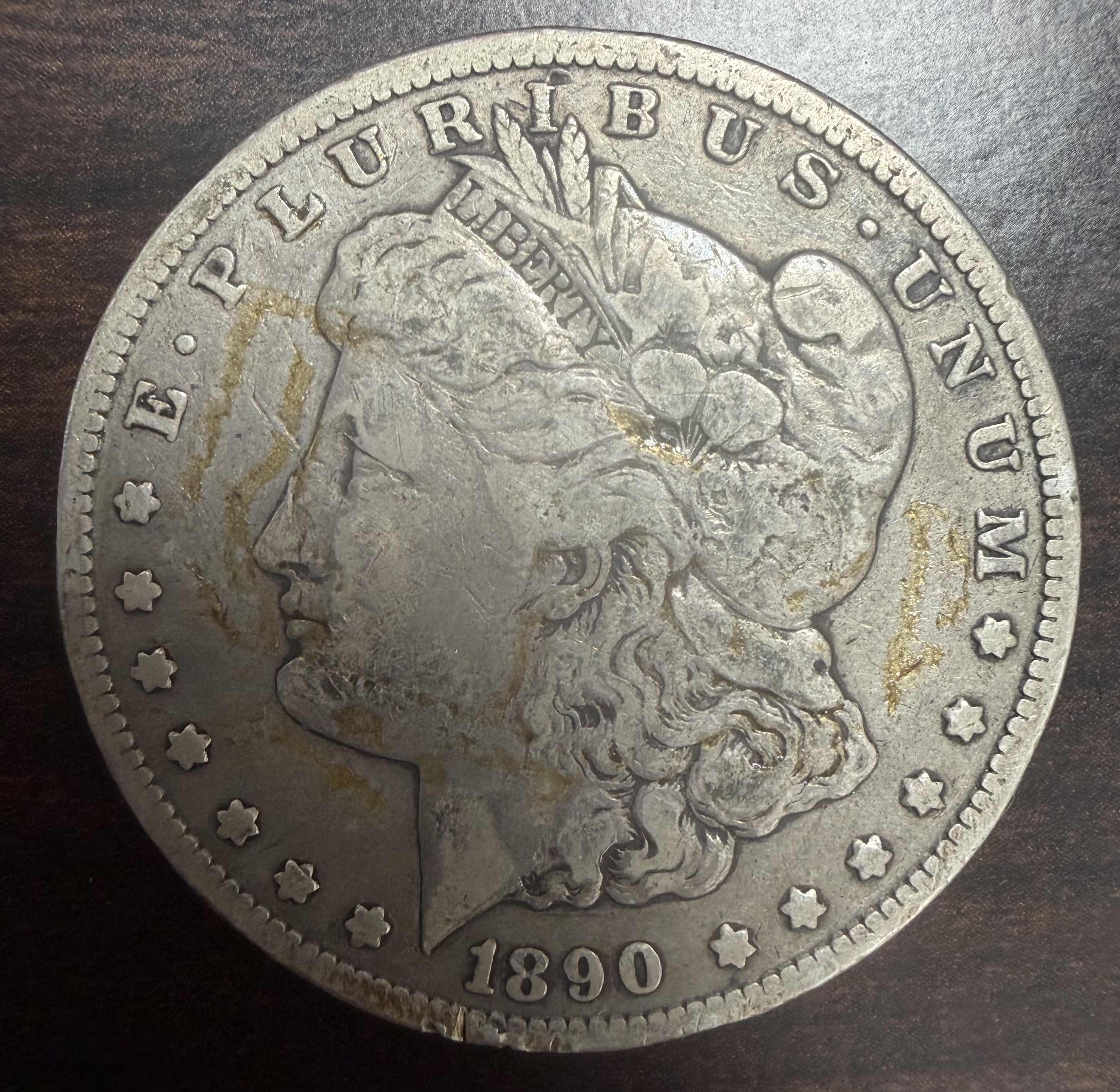 1890-CC Morgan Silver Dollar $1 Carson City 90% Silver
