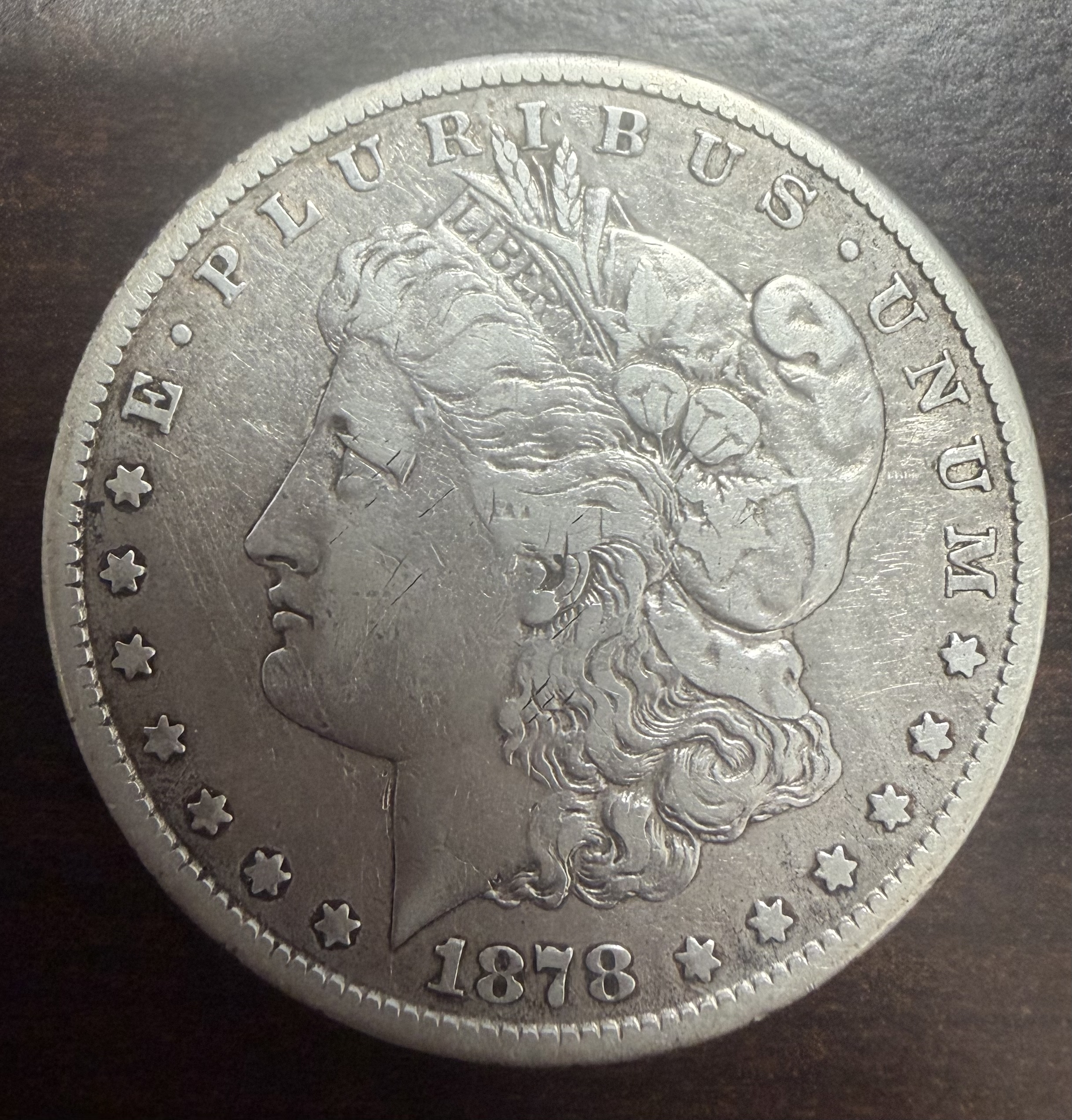1878-CC Morgan Silver Dollar $1 Carson City 90% Silver Circulated Coin