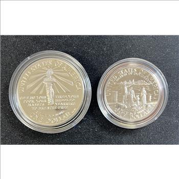 1986 U.S. Mint 2pc Statue of Liberty Set Proof