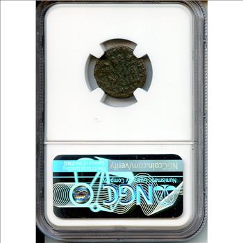 Ancient Roman Coin Constantius II Bronze NGC Graded Nummus
