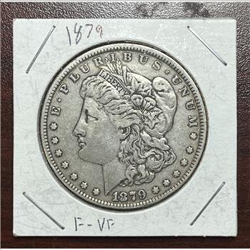 1879 Morgan Silver Dollar Fine/Very Fine