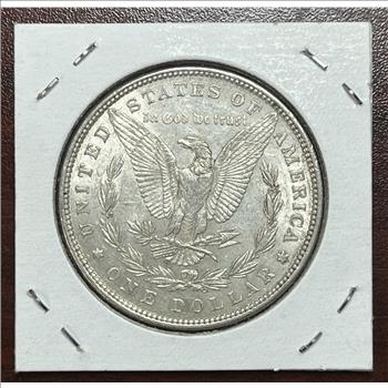 1881 Morgan Silver Dollar Almost Uncirculated