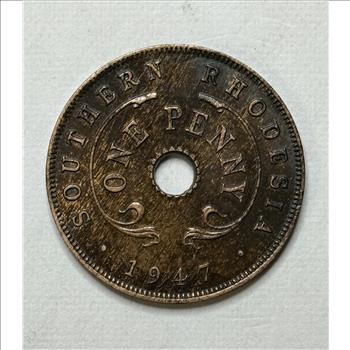 1947 Southern Rhodesia 1 Penny Uncirculated