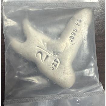 2 Troy Oz .999 Fine Silver Winged Phallus Hand-Poured Art Bar