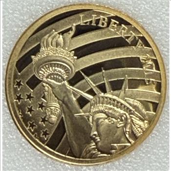 Cook Islands 2015 $5 Gold 1/10oz of .24 Gold Proof Liberty 