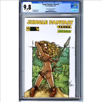 Graded Comic: Jungle Fantasy: Fauna #1 CGC 9.8 Intense Century Flirt Edition (Avatar/Boundless, 2021)