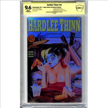 Graded & Signed Comic: Hardlee Thinn #nn CBCS 9.6 (Counterpoint, 2017) Vegas Comics Chromium Exclusive Signed by Marat Mychaels