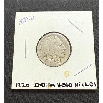 1920 D Buffalo Nickel Good Condition