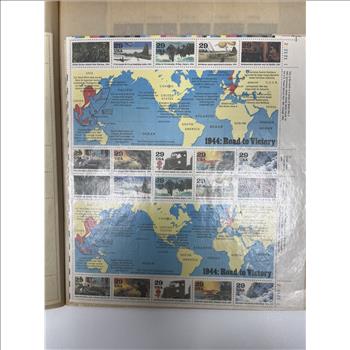 Large Collection of United States Stamp Sheets