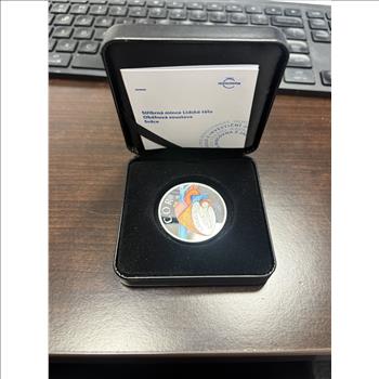 2026 Niue $1 Human Body HEART 1 oz .999 Silver Colorized Proof Coin COA OGP