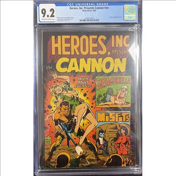 High Grade Vintage Graded Comic: Heroes, Inc. Presents Cannon #nn CGC 9.2 Atomic Explosion Panel