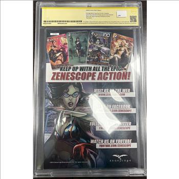 Graded & Signed Comic: Grimm Tales of Terror #4 NYCC Exclusive Variant Signed by Mike Debalfo CBCS 9.6