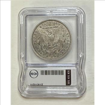 1883 S Morgan Silver Dollar ICG AU50 Details