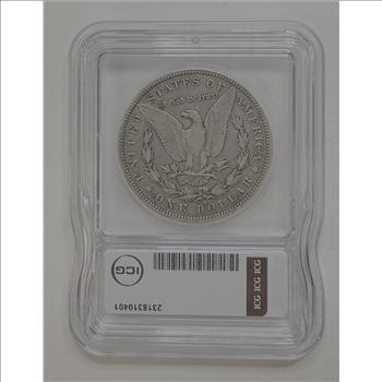 1887/6 O Morgan Silver Dollar ICG VF20