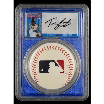 2024 Niue $2 Silver MLB Celebrity Mint Tommy Edman Signed PCGS PR70