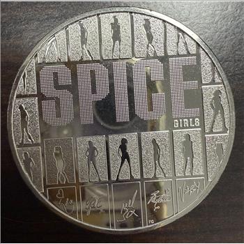 2026 UK Spice Girls £5 Coin Royal Mint Music Legends Charles III BU