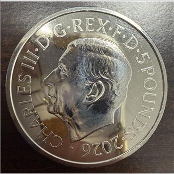 2026 UK Spice Girls £5 Coin Royal Mint Music Legends Charles III BU