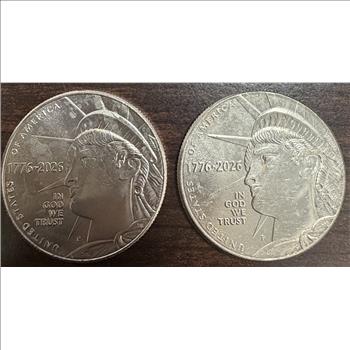 2026 Lot of 2 Half Dollars