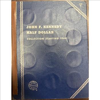 Vintage Whitman #9699 Kennedy Half Dollar Coin Folder 1964-1980s Empty Used