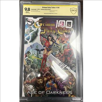  Graded & Signed Comic: Grimm Fairy Tales #100 Anthony Spay Variant Signed by Anthony Spay CBCS 9.8