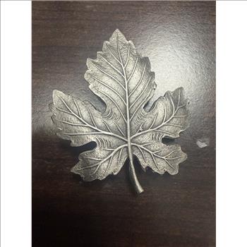  Vintage Birks Sterling Silver Maple Leaf Brooch Pin Henry Birks & Sons Canada Large