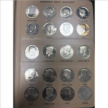 Kennedy Half Dollars 1964-2021 Proofs Only Incomplete