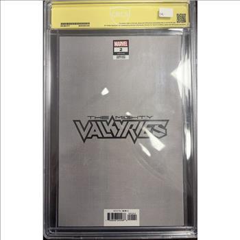  Graded & Signed Comic: Marvel's Might Valkyries #2 Peach Momoko Retailer Incentive (Kraven Appearance) Virgin Cover Signed by Peach Momoko CBCS 9.8