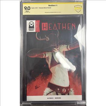 Graded & Signed Comic: Heaten #1 Natasha Alberici Variant Signed by Natasha Alterici CBCS 9.0