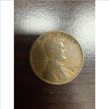 1933-D Lincoln Wheat Cent Denver Mint Better Date Wheat Penny Circulated