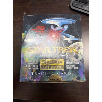 1993 SkyBox Star Trek Master Series 30 Sealed Packs Partial Display Box