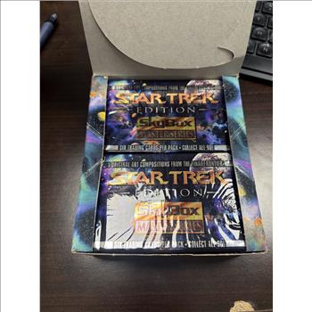 1993 SkyBox Star Trek Master Series Complete Box 36 Sealed Packs 6 Cards Each