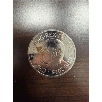 2025 Great Britain £5 Year of the Snake Charles III Royal Mint Lunar Coin