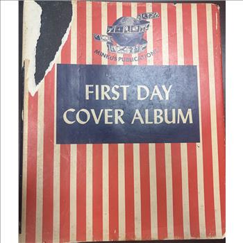  Vintage Minkus Publications First Day Cover Album Stamp FDC Binder Mid Century