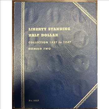  Vintage Whitman 9027 Walking Liberty Half Dollar Folder 1937-1947 No. 2 Empty