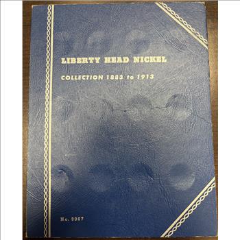  Vintage Whitman Liberty Head V Nickel Coin Folder 1883-1913 No. 9007 Empty