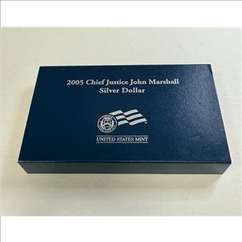 2005 U.S. Mint Chief Justice John Marshall Proof Silver Dollar
