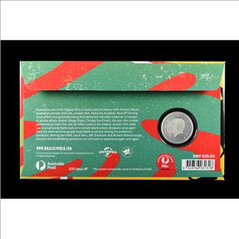 2025 Niue Jurassic Park Coin & Stamp Set Low Mintage of only 5000 pieces.