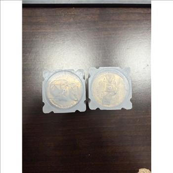 1961-P & 1961-D Jefferson Nickel Rolls 80 Coins $4 Face Vintage US Coins