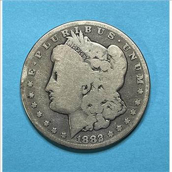 1882 CC Morgan Silver Dollar Good Condition